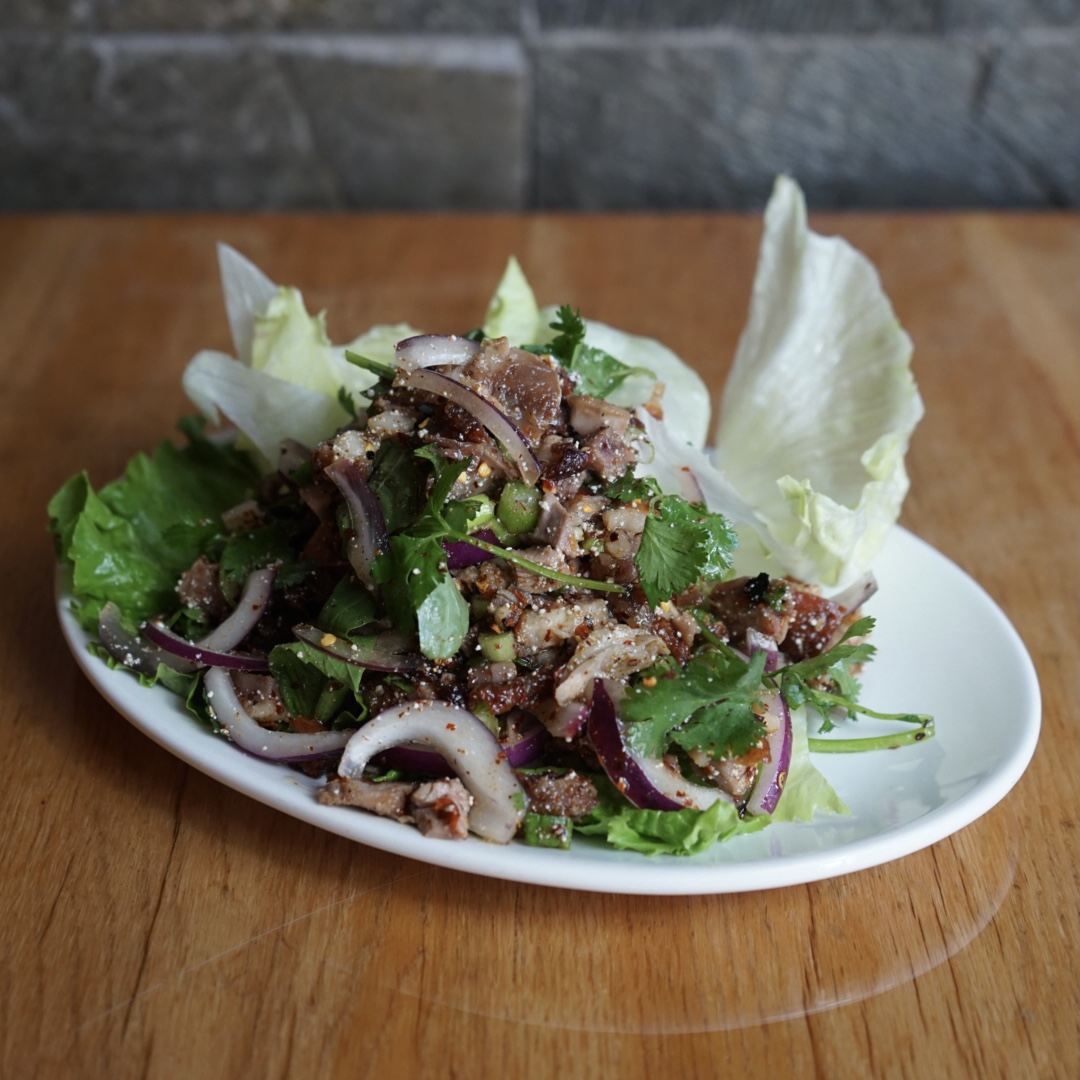 Order Duck Salad food online from Lers Ros Thai  store, San Francisco on bringmethat.com