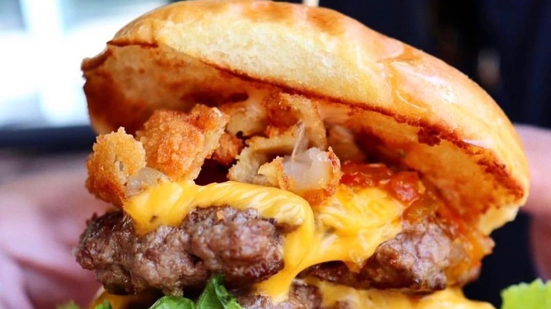 Order Double Pattie Cheeseburger food online from Rebel Burger store, Silver Spring on bringmethat.com