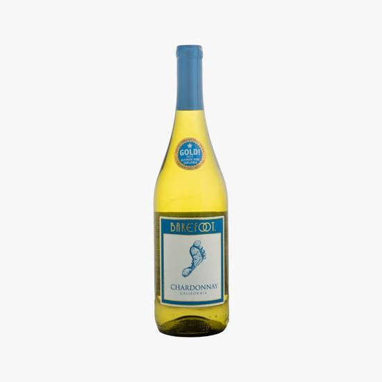 Order Barefoot California Chardonnay, 1.75L white wine (13.5% ABV) food online from Adobe Wine & Liquors store, Fountain Hills on bringmethat.com