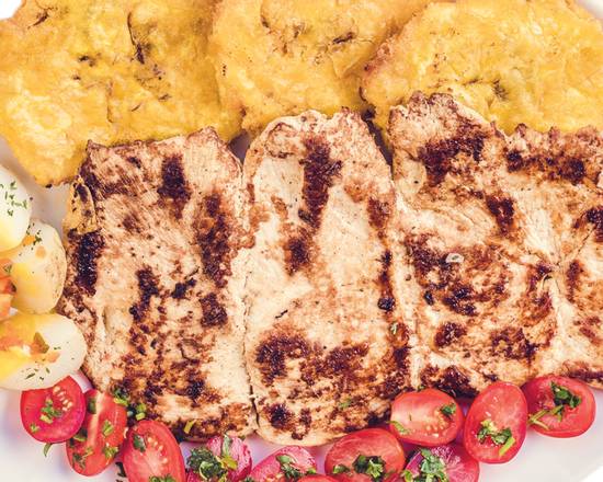 Order Grilled Chicken Breast(pechuga a la plancha) food online from Noches De Colombia store, Clifton on bringmethat.com