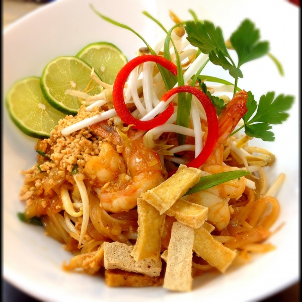 Order Shrimp Pad Thai food online from Asian Thai Kitchen store, Miami on bringmethat.com