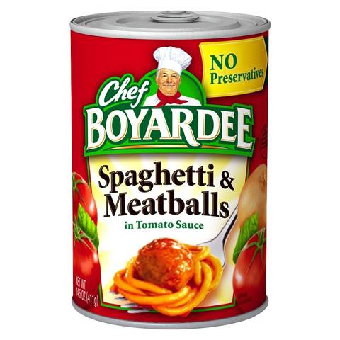 Order Chef Boyardee Spaghetti & Meatballs 14.5oz food online from 7-Eleven store, Lakewood on bringmethat.com