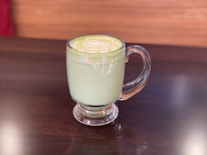 Order Hot Matcha   food online from Zebra House Coffee store, San Clemente on bringmethat.com