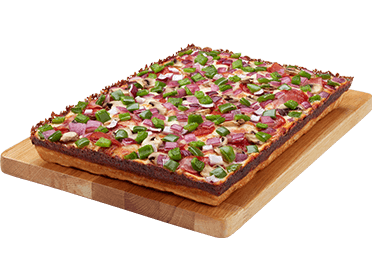 Order Deluxe Pizza - Small 10" (4 Slices) food online from Papa's Pizza To Go store, Hiawassee on bringmethat.com