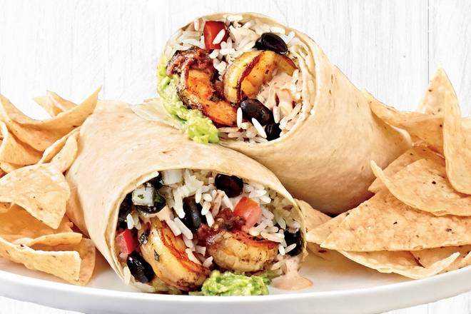 Order Ancho Citrus Grilled Shrimp Burrito food online from Rubio's store, San Clemente on bringmethat.com