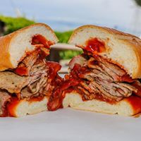 Order Mesquite BBQ Tri-Tip Sandwich food online from The Fruit Yard store, Modesto on bringmethat.com