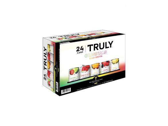 Order TRULY Hard Seltzer Variety Pack, Spiked & Sparkling Water - 12x 12oz Cans food online from Kirby Food & Liquor store, Champaign on bringmethat.com