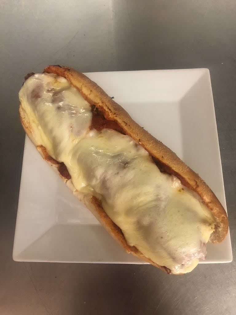Order Homemade Meatball Parmigiana Sub - Sub food online from Mama Mia Pizza & Grill store, Dover on bringmethat.com