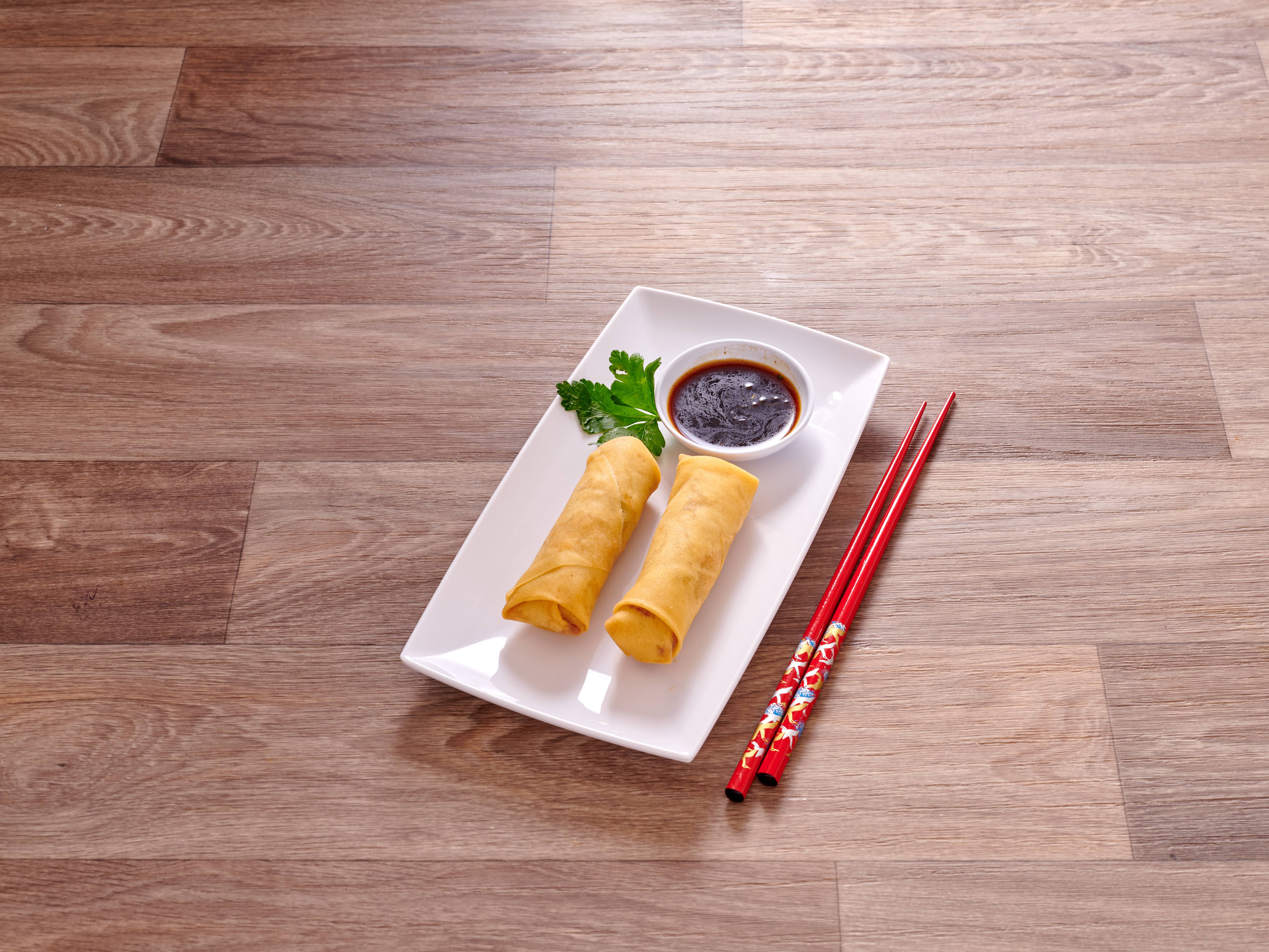 Order 1. Vegetable Spring Roll food online from China Cafe store, Alexandria on bringmethat.com