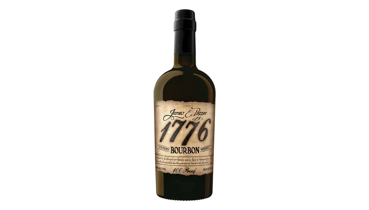 Order James E. Pepper 1776 Straight Bourbon Whiskey Old Style 750mL food online from Liquor Palace store, Burbank on bringmethat.com