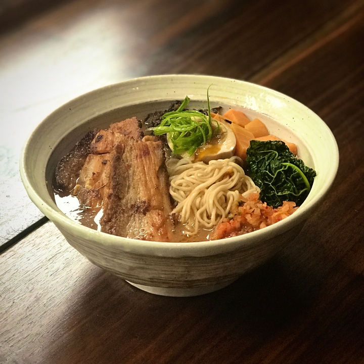 Order Miso Pork Ramyun food online from Dooby's store, Baltimore on bringmethat.com