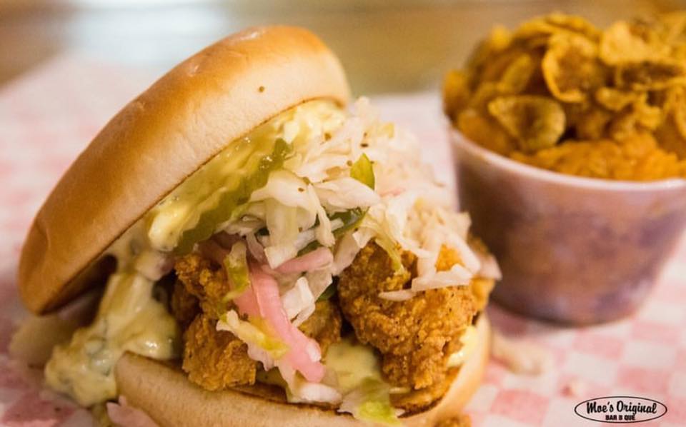 Order Southern Fried Catfish Sandwich Meal food online from Moe Original Bbq store, Semmes on bringmethat.com