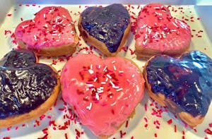 Order Boozy Heart Donuts pack #6 food online from Daylight Donuts Op store, Overland Park on bringmethat.com