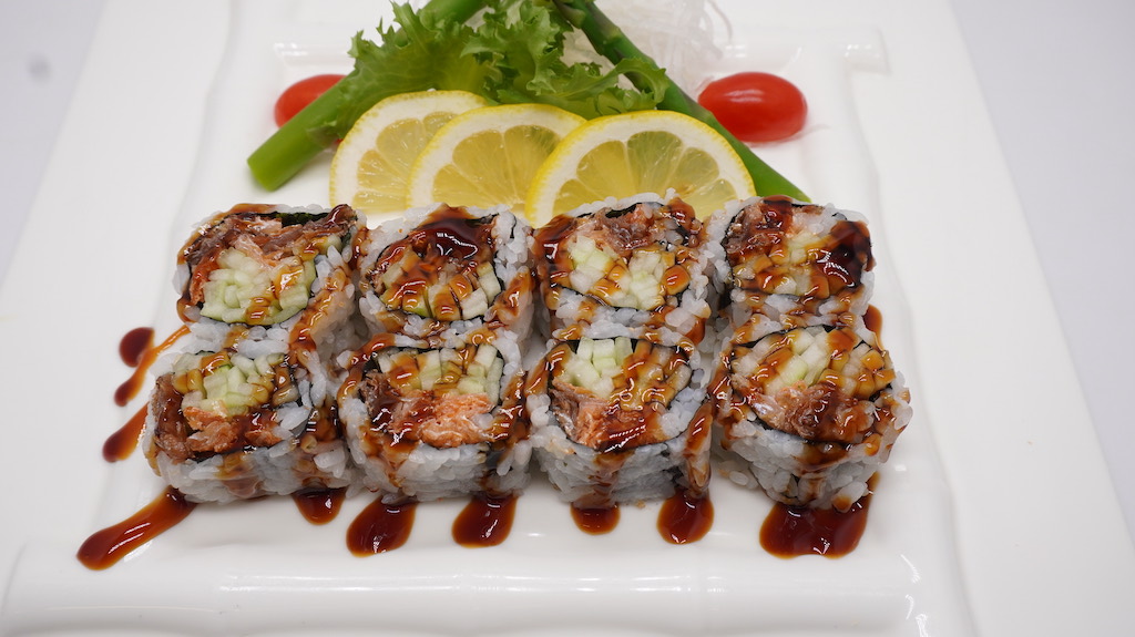 Order Salmon Skin Roll food online from Mizu Japanese Restaurant store, Niles on bringmethat.com