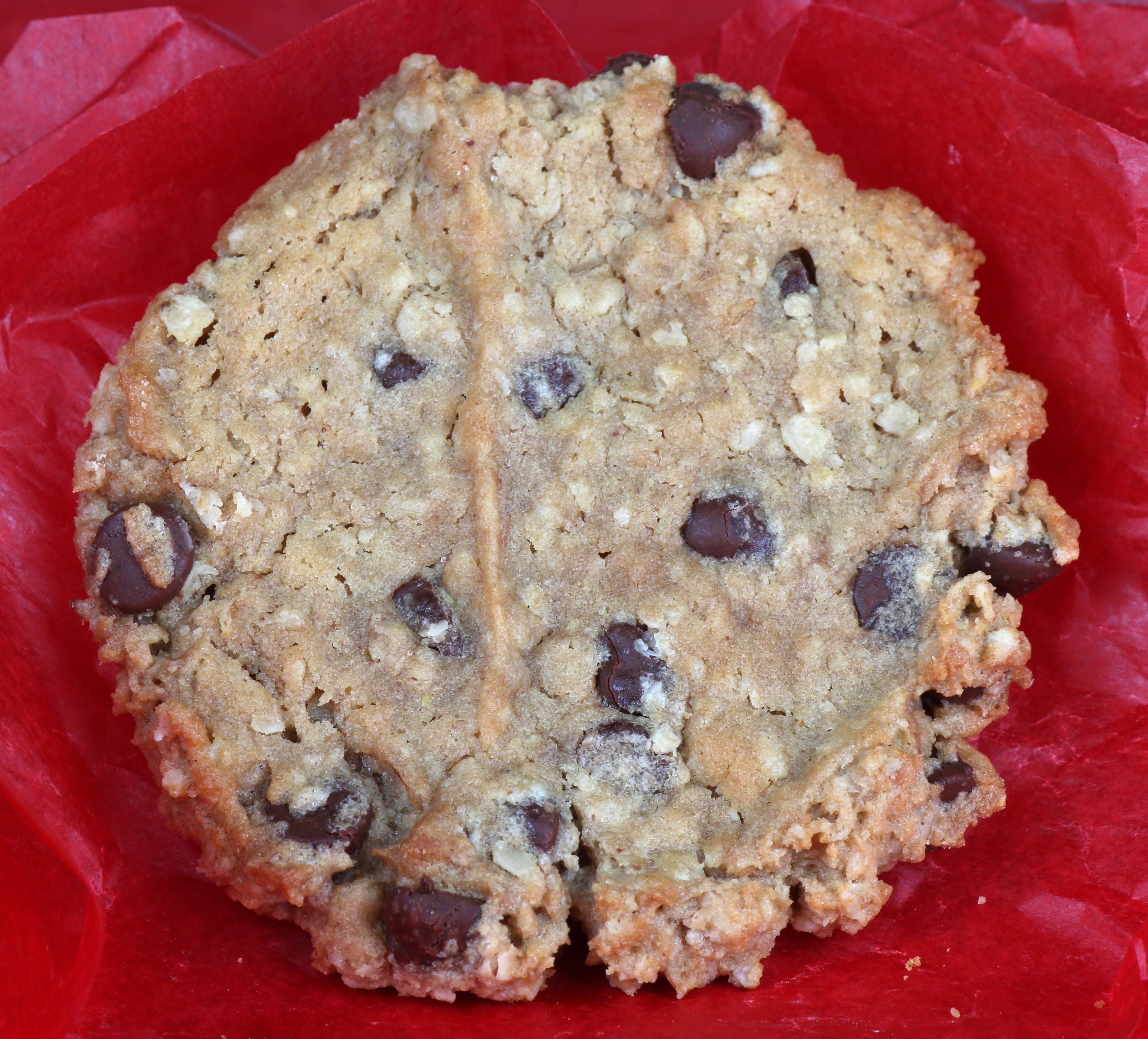 Order Oatmeal Peanut Butter Chocolate Chip Cookie food online from The Cookie Company store, Omaha on bringmethat.com