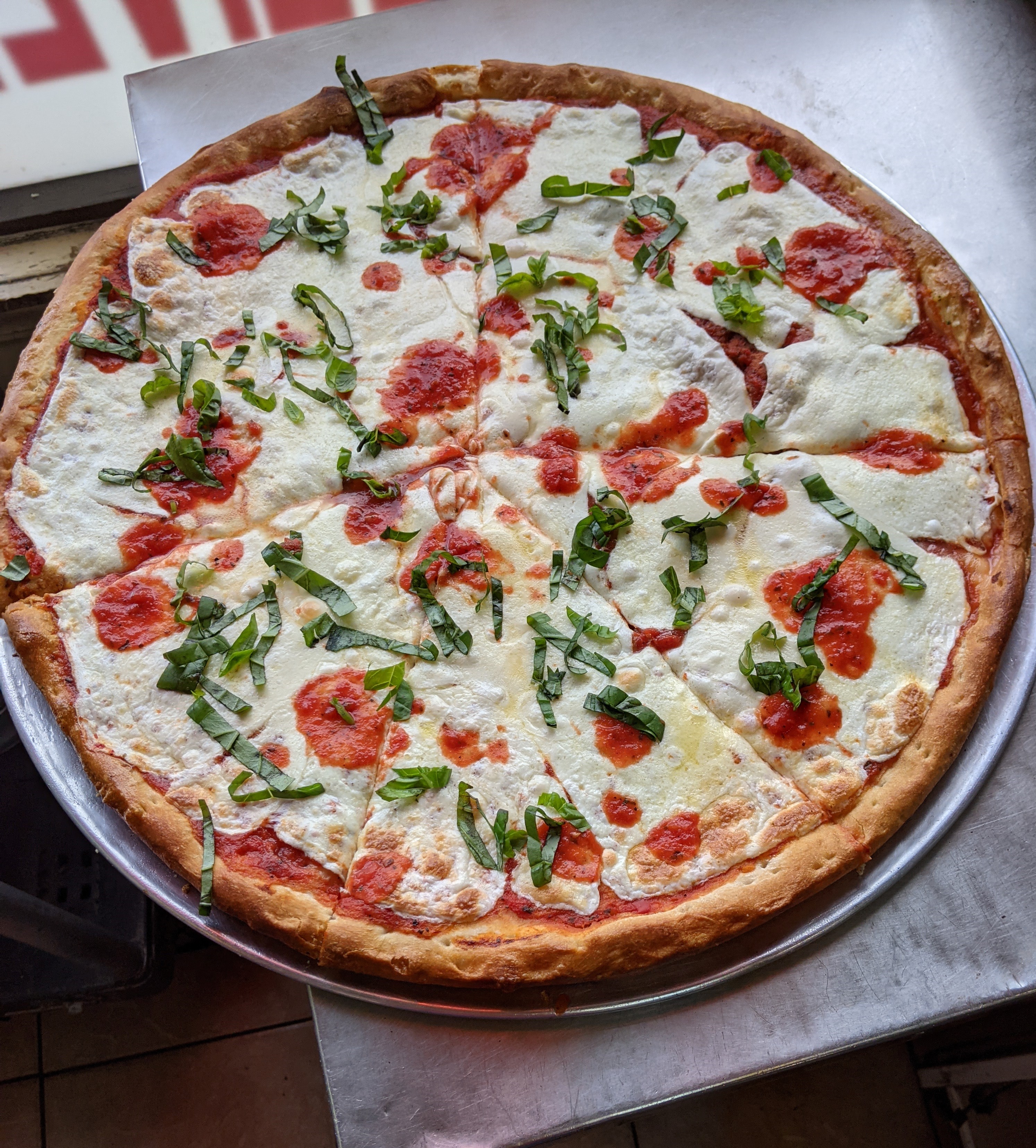 Order Fresh Mozzarella Pizza food online from J&M Pizza store, Far Rockaway on bringmethat.com