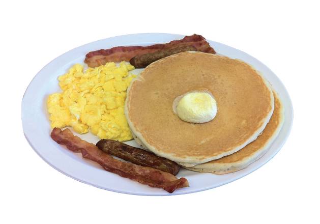 Order Pancake and Eggs food online from Angelo 6 Burger store, Upland on bringmethat.com