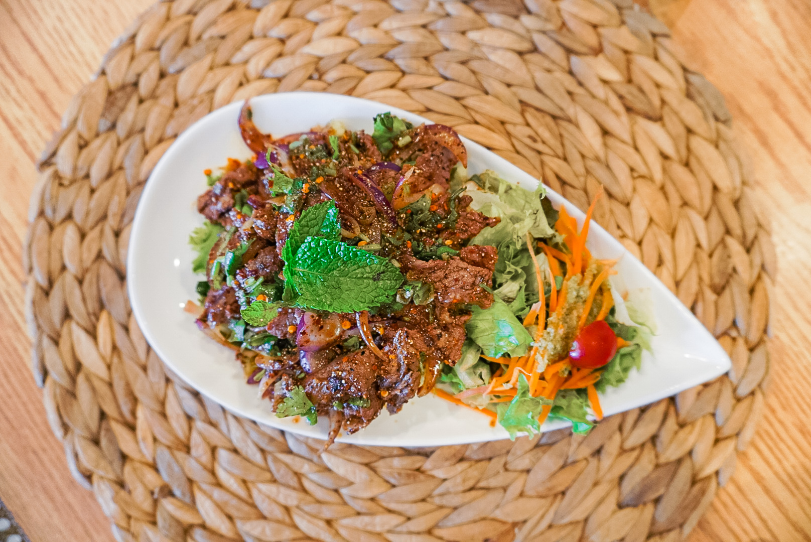 Order Grilled Beef Salad food online from Siam Spice store, Sterling on bringmethat.com