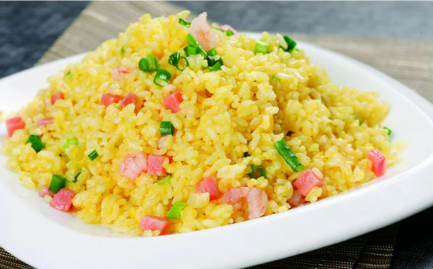 Order Yang Zhou Fried Rice/扬州炒饭 food online from Taste Of India store, West Lafayette on bringmethat.com
