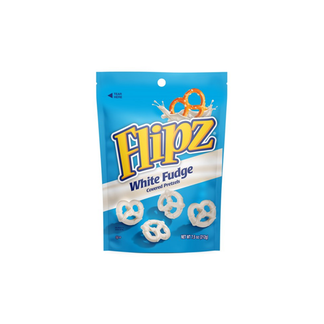 Order Flipz Pretzels White Fudge 5 Oz food online from Rebel store, Las Vegas on bringmethat.com