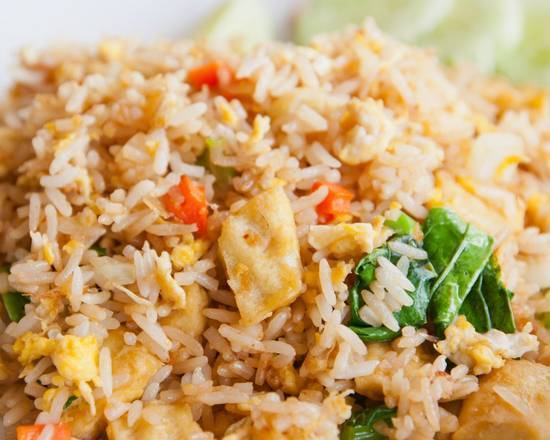 Order Egg Fried Rice food online from Vegetarian Chinese Snob store, Bloomington on bringmethat.com