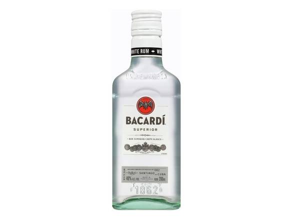 Order BACARDÍ Superior White Rum - 200ml Bottle food online from Josh Wines & Liquors Inc store, New York on bringmethat.com