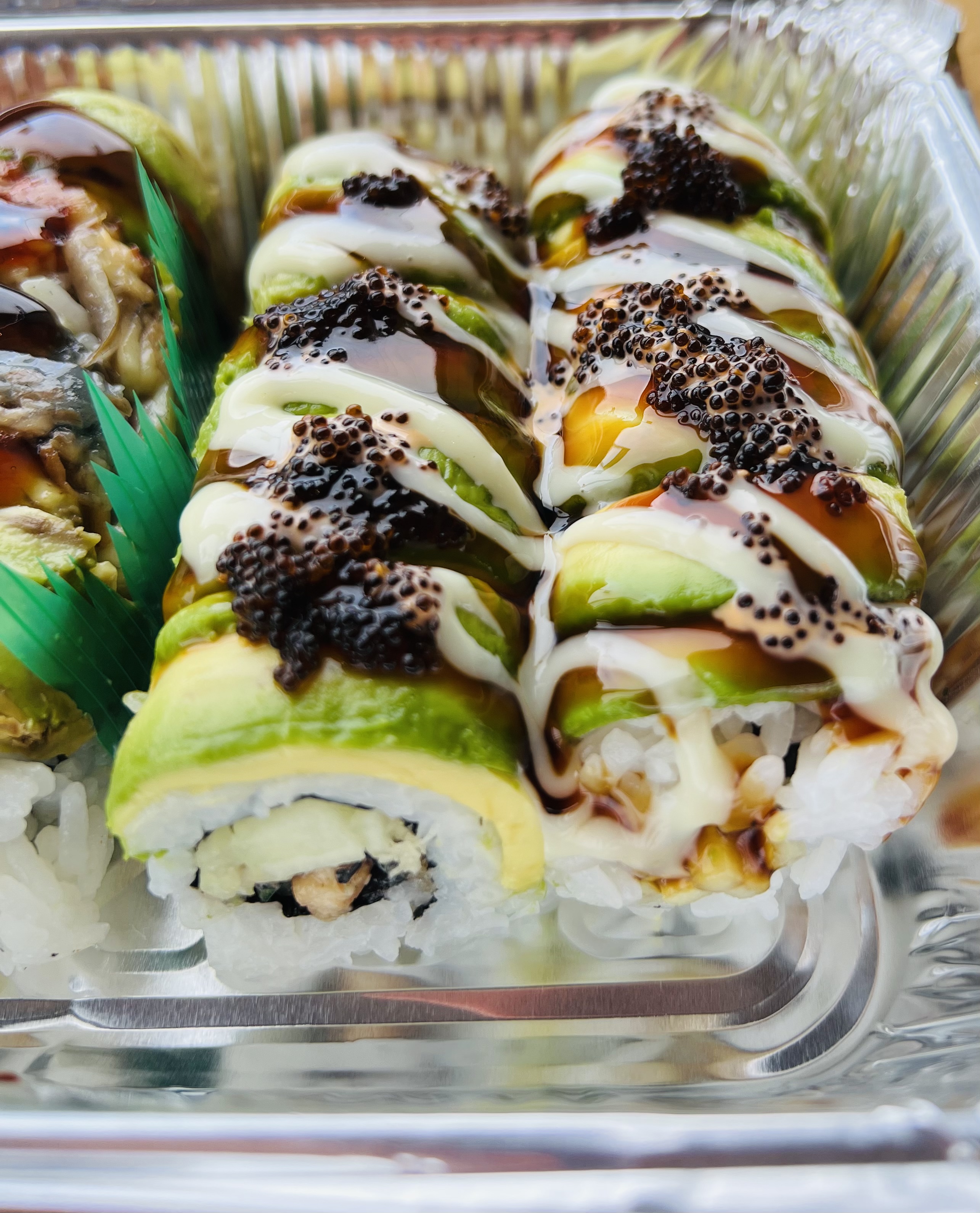 Order Caterpillar Roll food online from Ninja Sushi&Thai store, Chicago on bringmethat.com