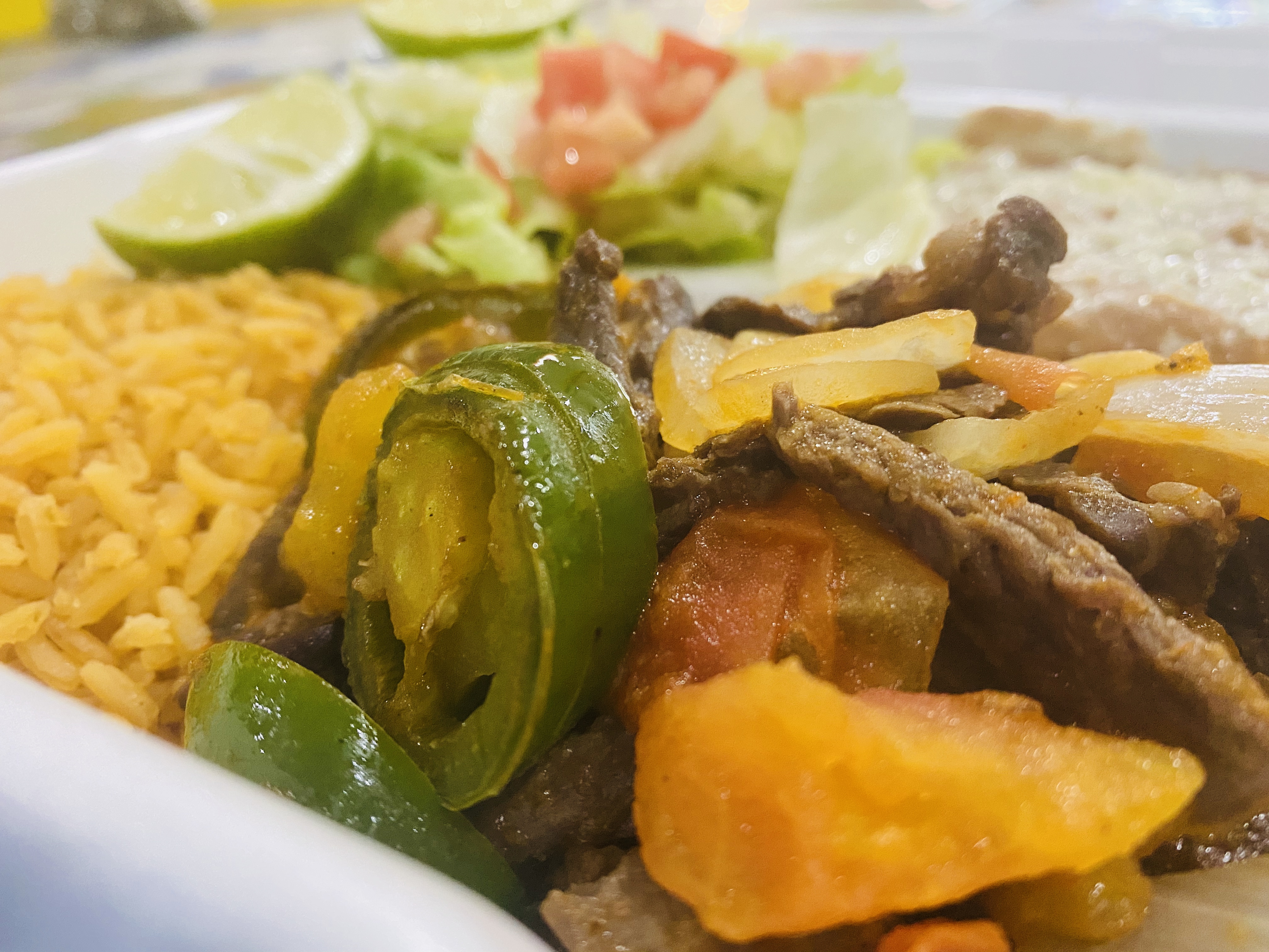 Order Bistec a la Mexicana food online from Antojitos De Dona Maria store, Summit on bringmethat.com