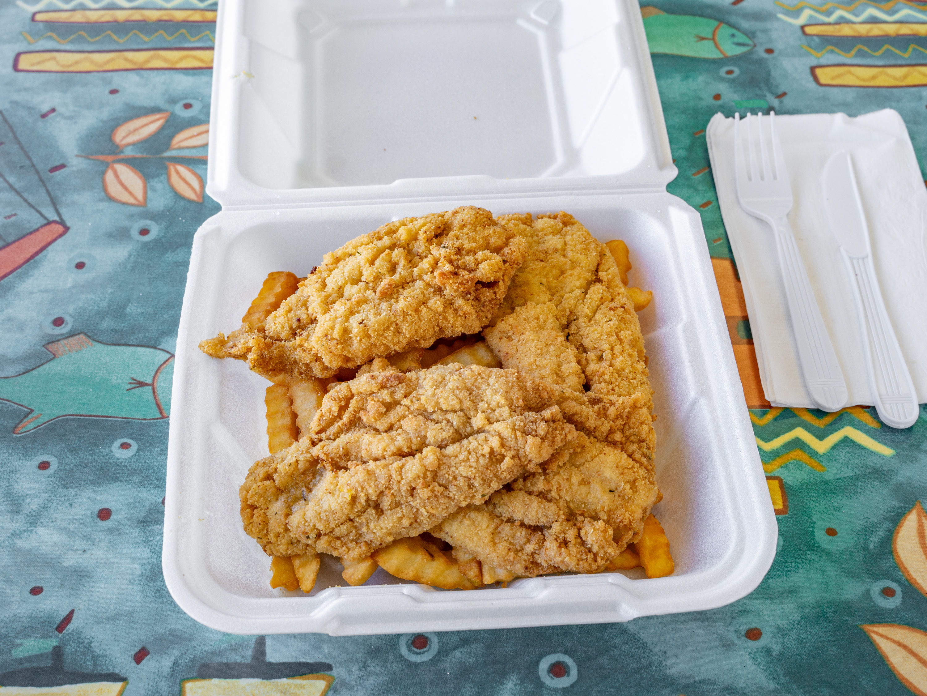 Order 2 Piece Fried Fish with Fries  food online from Cheryl's Fried Fish & Soul Food store, Middletown on bringmethat.com