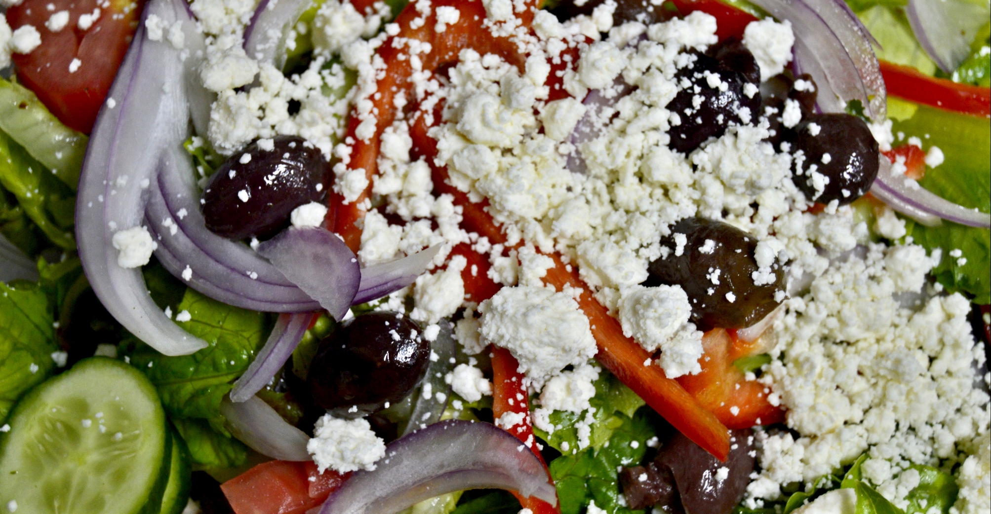 Order Greek Salad food online from Fresh Grill Mediterranean store, Los Angeles on bringmethat.com