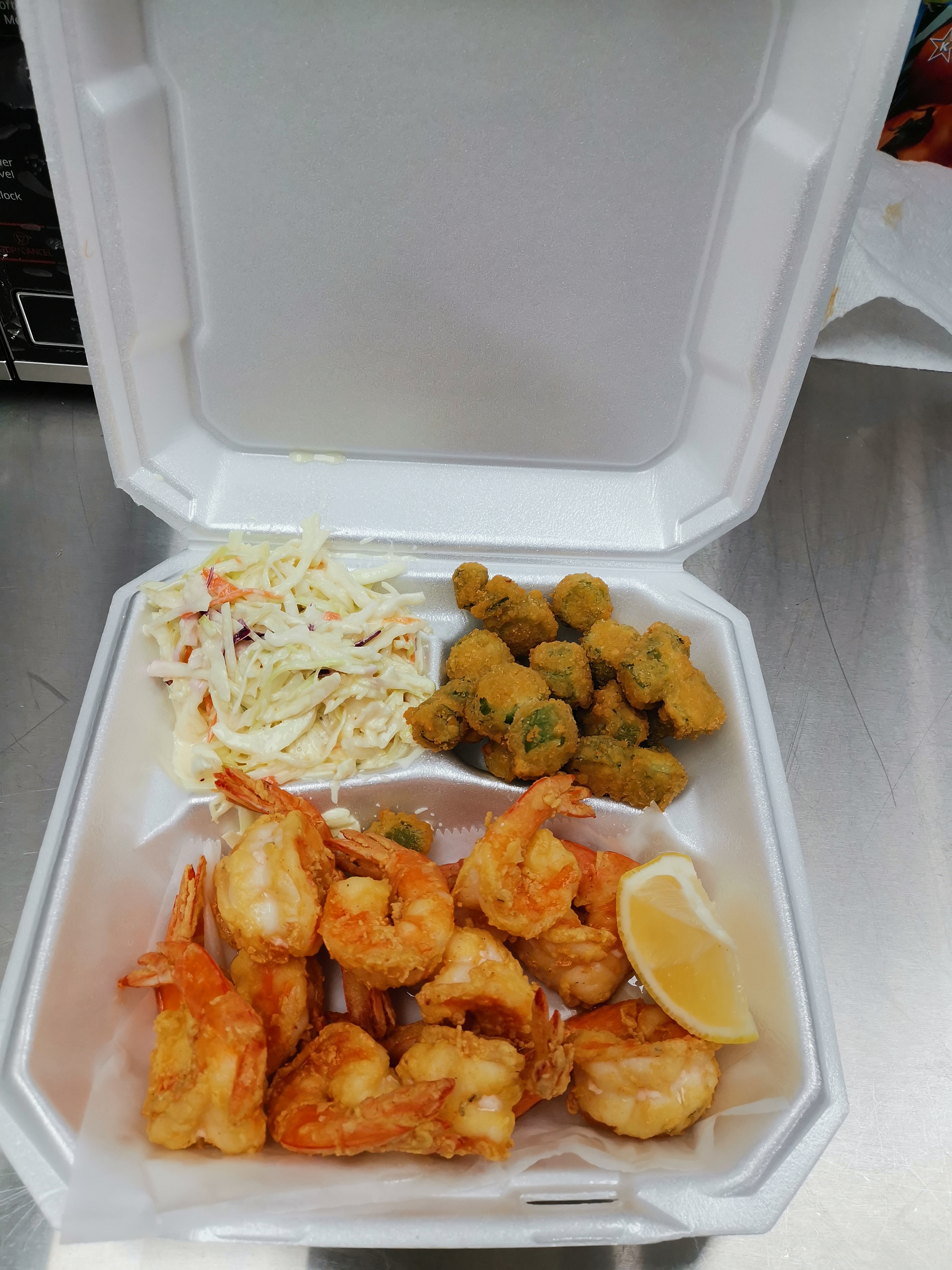 Order #6. Eighteen Medium Shrimp food online from Cajun Seafood & Grill store, Greensboro on bringmethat.com