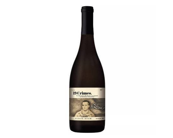 Order 19 Crimes Pinot Noir, 750mL wine (13.5% ABV) food online from Cold Spring Liquor store, Liberty Hill on bringmethat.com