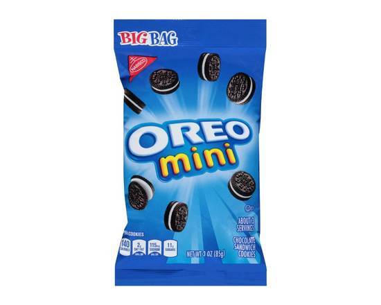 Order Oreo Minis Bag 3oz food online from Extra Mile 3056 store, Vallejo on bringmethat.com