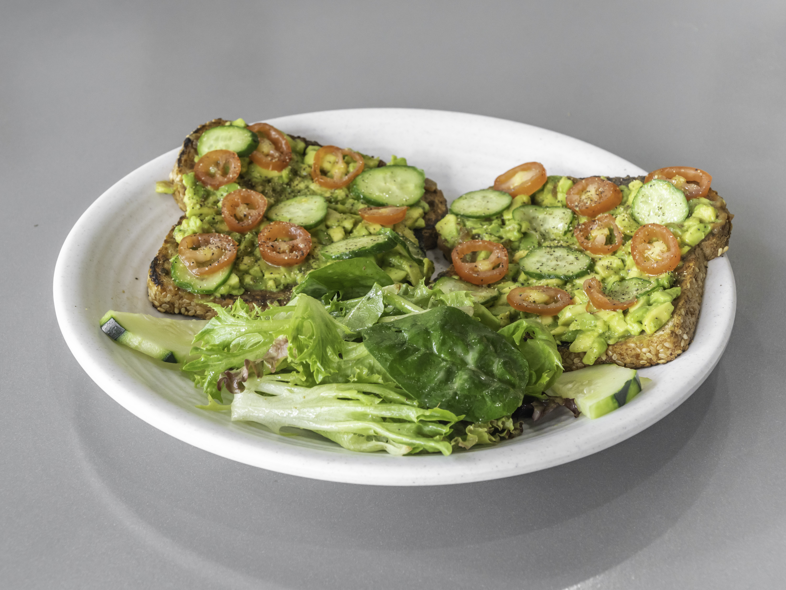 Order Avocado Toast  food online from Olga's Naturally California Kitchen store, Lancaster on bringmethat.com