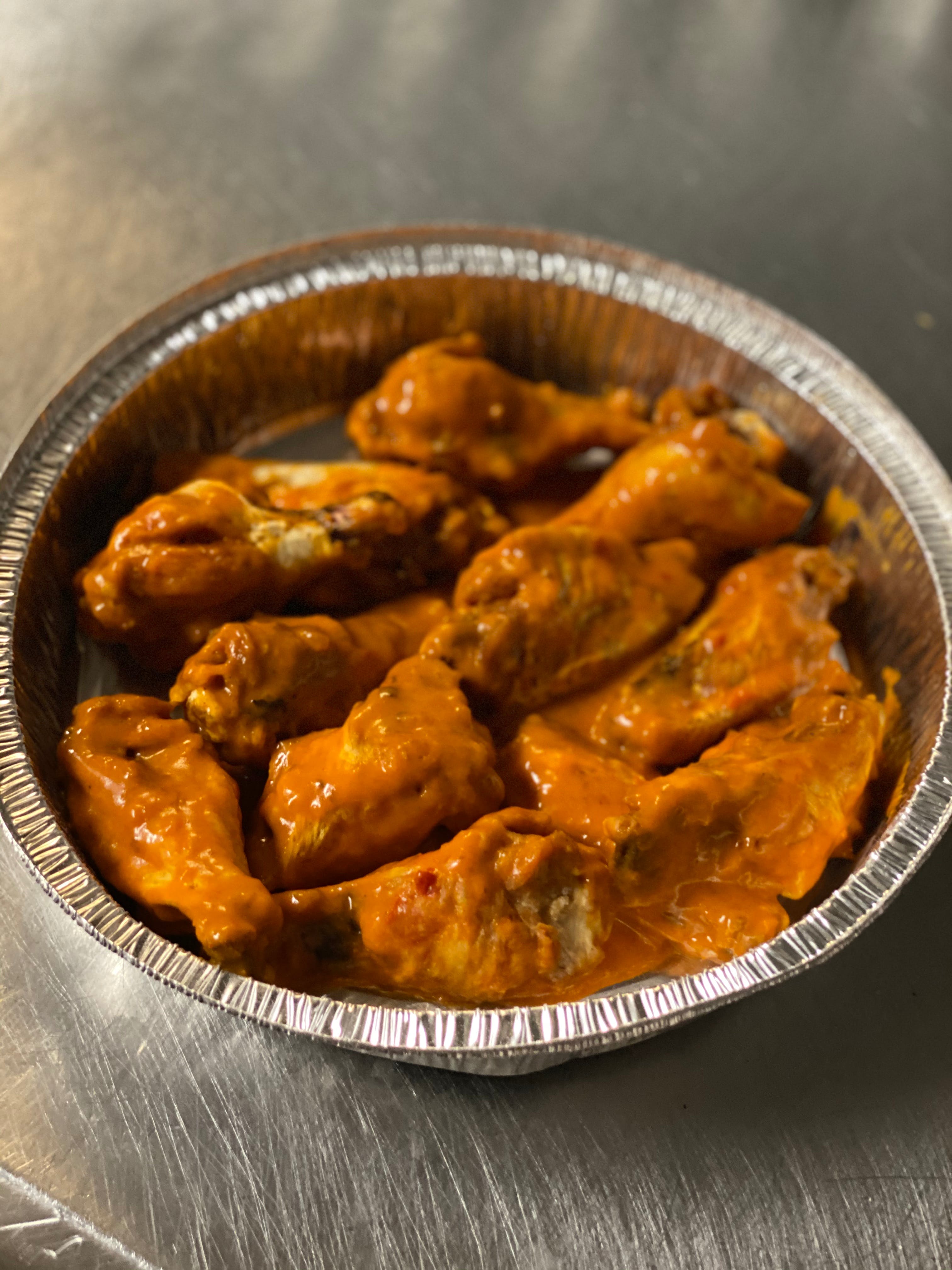 Order Hot Wings - 6 Pieces food online from Benny Blanco Pizza store, Denver on bringmethat.com