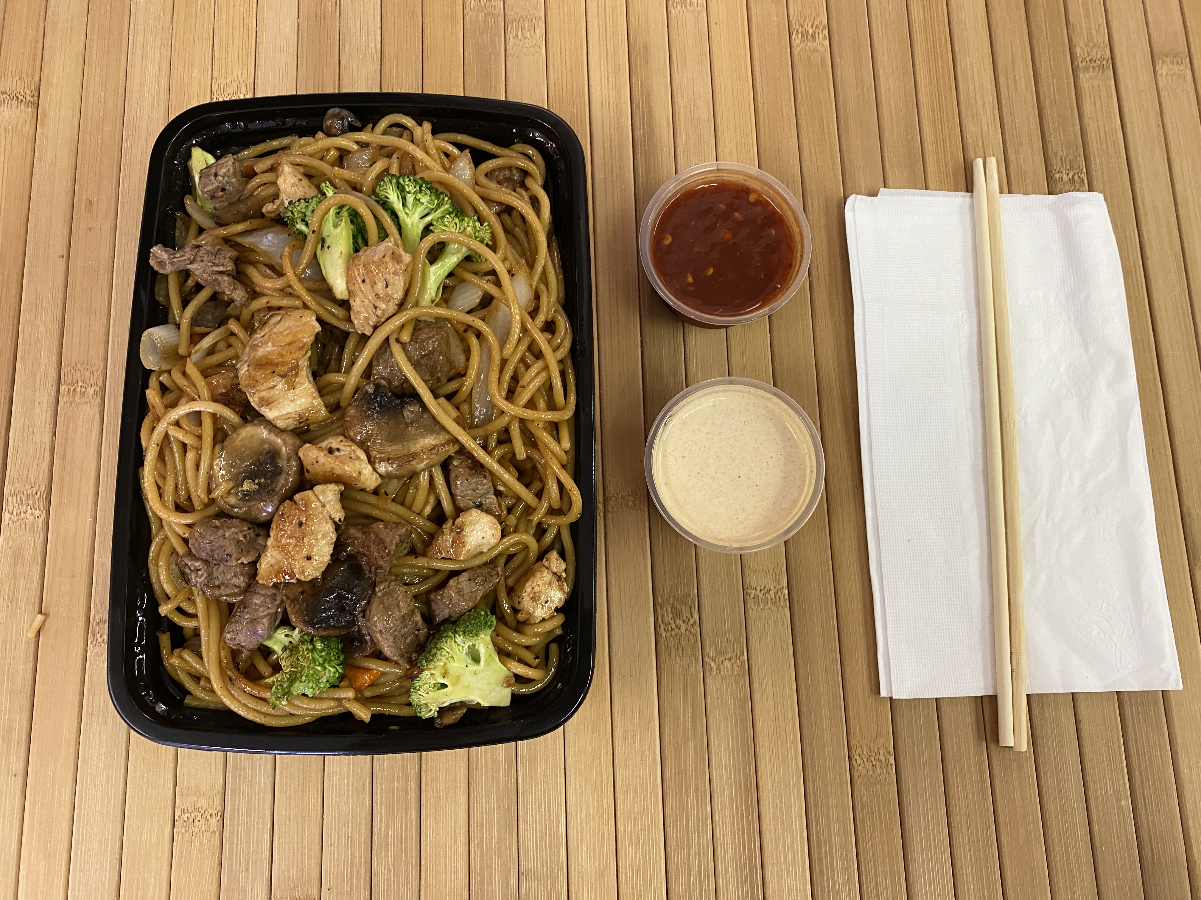 Order Chicken-Steak-Noodles food online from Chowtime Food Hall store, Raleigh on bringmethat.com