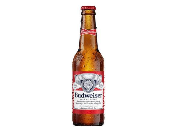 Order Budweiser - 6x 12oz Bottles food online from Goody Goody Liquor Parent store, Dallas on bringmethat.com