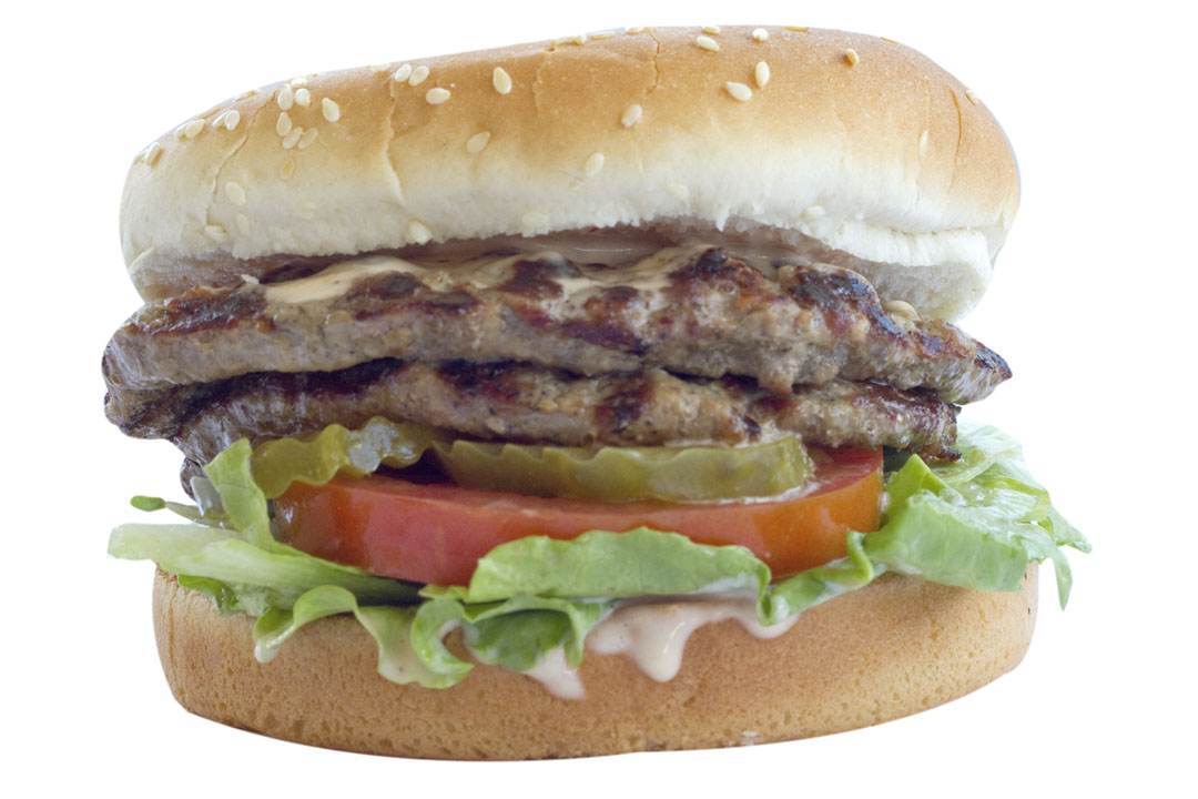 Order Double 1/4 lb. Super Burger food online from Michael Super Burgers store, Whittier on bringmethat.com