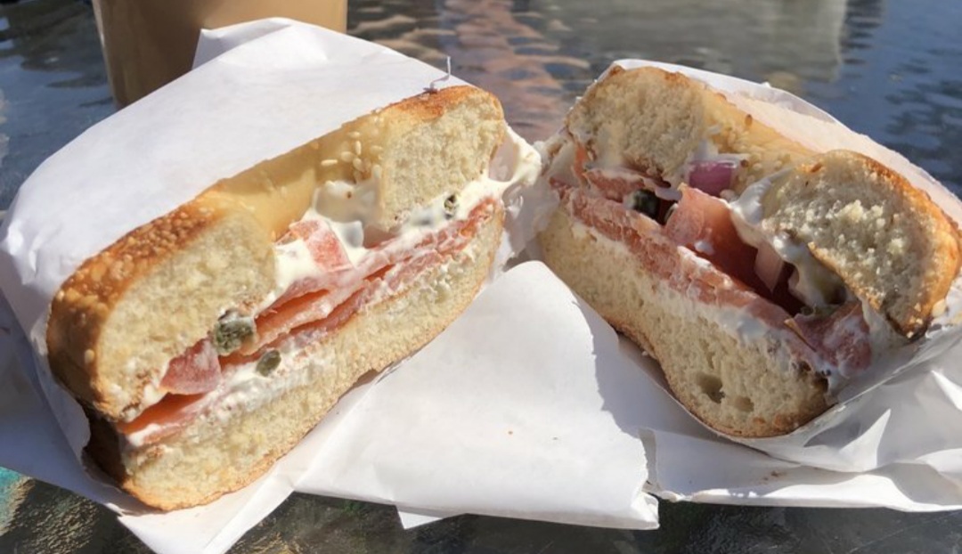 Order Lox Bagel food online from P-Town Coffee And Tea store, Pacifica on bringmethat.com