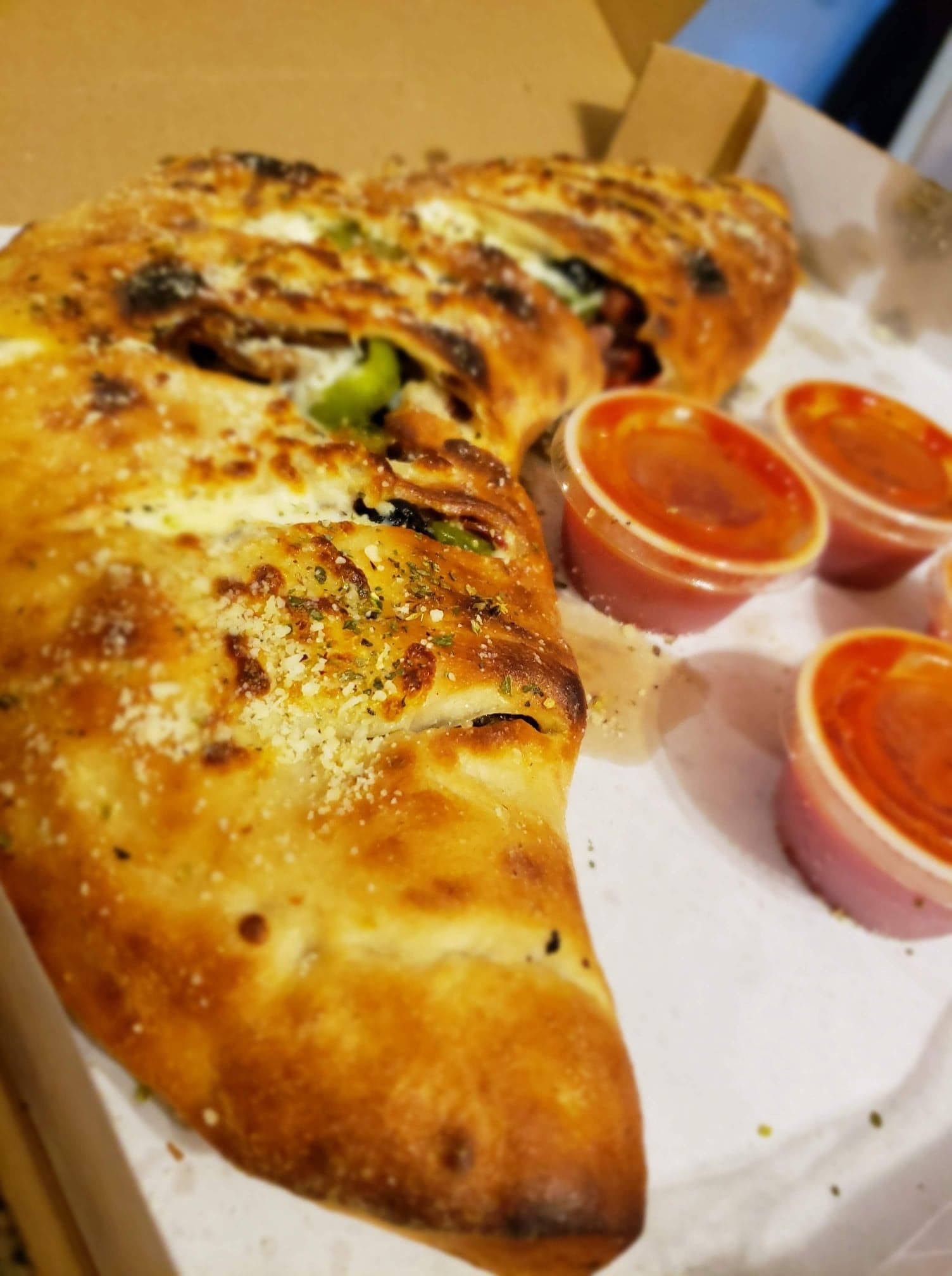 Order Super Supreme Stromboli - Medium food online from Italian Pizza & Grill store, Daytona Beach on bringmethat.com