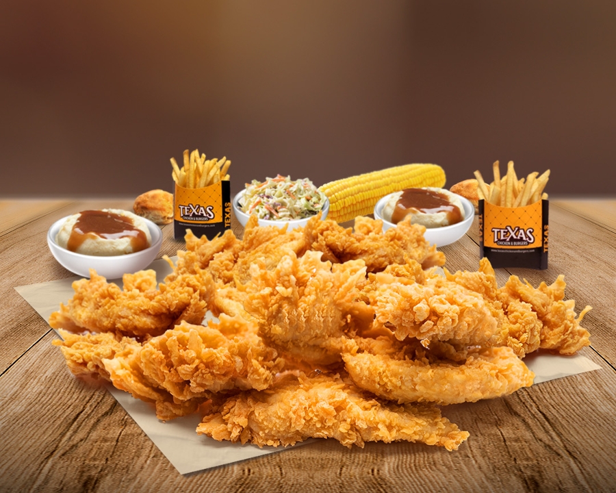 Order 16 Pc Tender's w/ 6 Signature Side's & 8 Biscuit's food online from Texas Chicken & Burgers store, New York on bringmethat.com