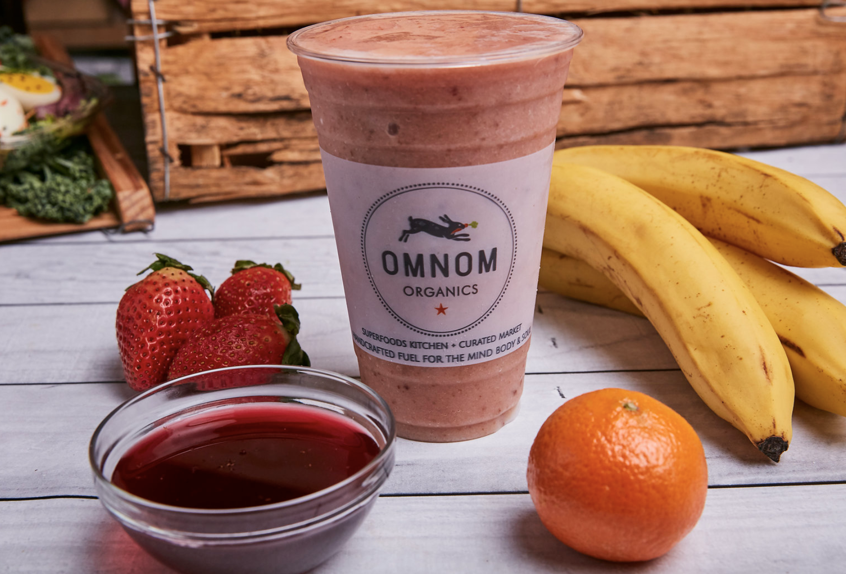 Order Class Act Smoothie | ReNew + Anti-Oxidate food online from Om Nom Cafe store, Los Angeles on bringmethat.com