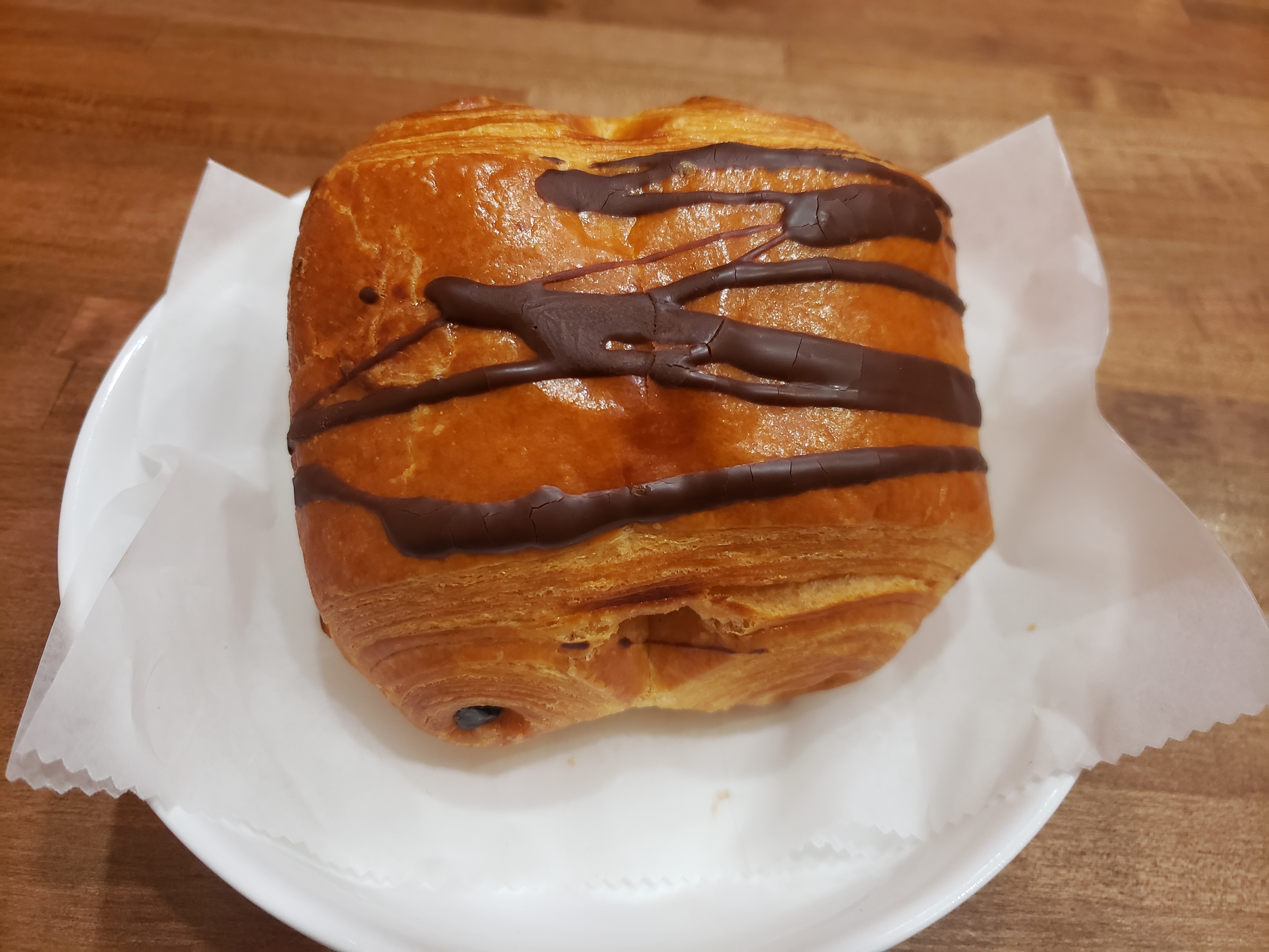 Order Chocolate Croissant  food online from Torch Wood Cafe store, Philadelphia on bringmethat.com