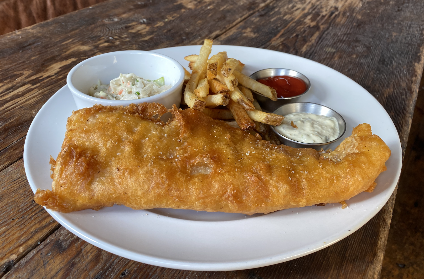 Order Fish and Chips food online from Burntwood Tavern store, Canton on bringmethat.com