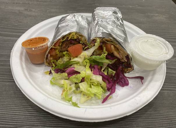 Order Chicken Shish Kebab Wrap food online from Soup & Gyro store, New York on bringmethat.com