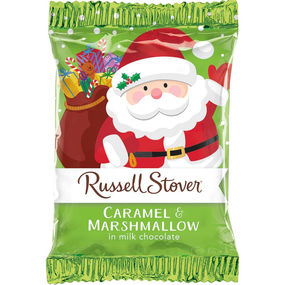 Order Russell Stover Milk Chocolate Marshmallow Caramel Santa Face - 1 oz food online from Bartell store, Edmonds on bringmethat.com