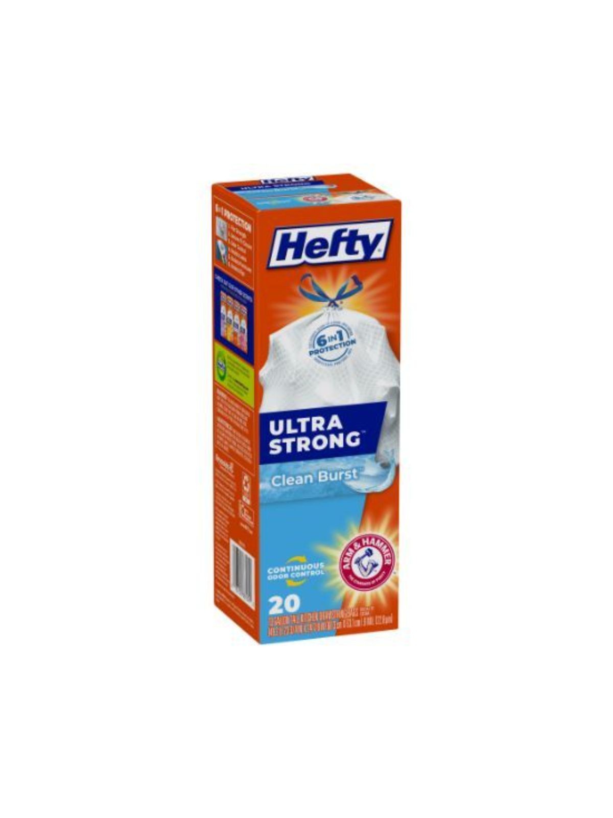 Order Hefty Trash Bag Tall (20 count) food online from Stock-Up Mart store, Marietta on bringmethat.com