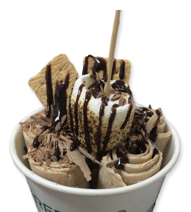 Order  S'mores Roll food online from Freeze Style Ice Cream store, Upper Arlington on bringmethat.com