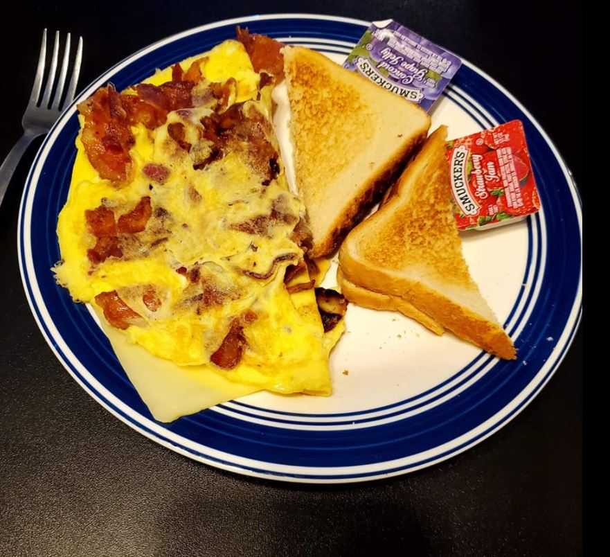 Order Meat and Cheese Omelet food online from Peg & Bill Diner Ii store, Williamsport on bringmethat.com