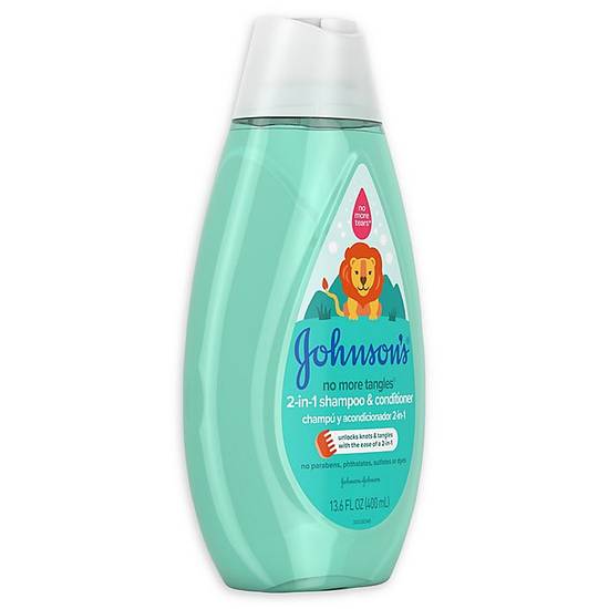Order Johnson's® No More Tangles® 13.6 oz. 2-in-1 Shampoo & Conditioner food online from Bed Bath & Beyond store, Meridian on bringmethat.com